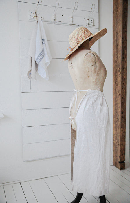 French Homespun Linen Apron