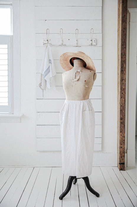 French Homespun Linen Apron