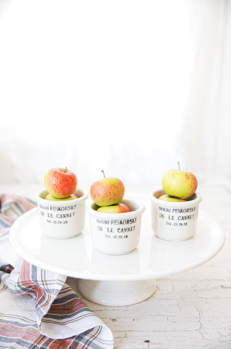 Ironstone Yogurt Pot