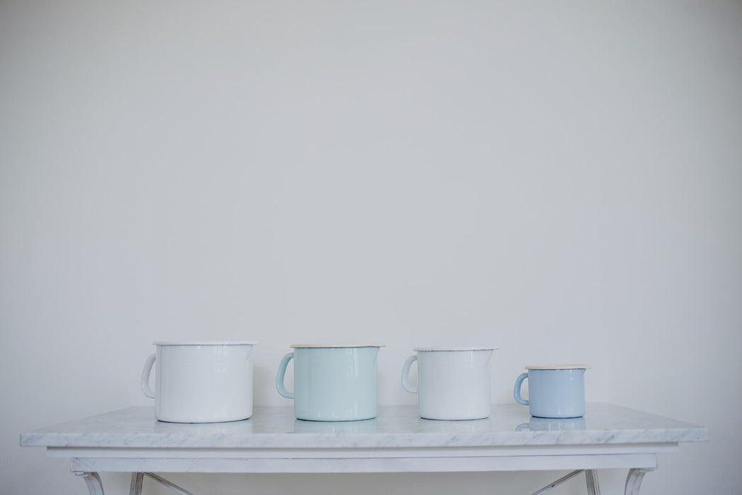 Riess Enamel Jug with Spout