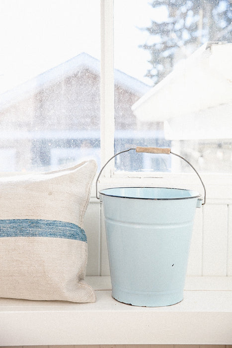 Vintage Enamel Buckets
