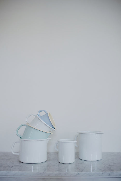 Riess Enamel Jug with Spout